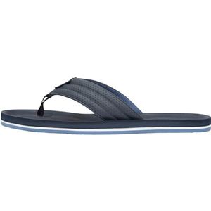 Tommy Hilfiger Heren COMFORT PADDED PERF BEACH SANDAL FM0FM05712 slippers, blauw (woestijnhemel), 39, Blauwe Woestijnhemel, 39 EU