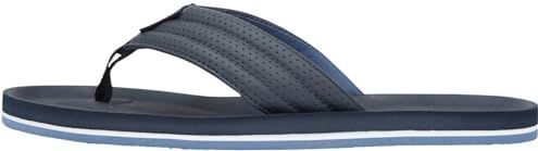 Tommy Hilfiger Heren COMFORT PADDED PERF BEACH SANDAL FM0FM05712 slippers, blauw (woestijnhemel), 39, Blauwe Woestijnhemel, 39 EU