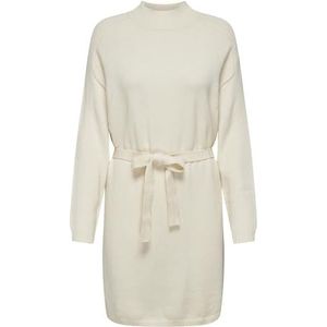 ONLLEVA LS Belt Dress KNT, Whitecap Gray/Detail: melange, M