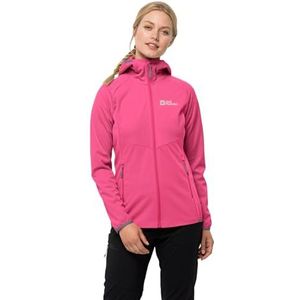 Jack Wolfskin Go Hike Softshell W-jas voor dames, Cameo Roze, XXL, Cameo Roze, XXL