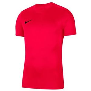 Nike Uniseks-Kind Short Sleeve Top Y Nk Df Park Vii Jsy Ss, Heldere Crimson/Zwart, BV6741-635, XS