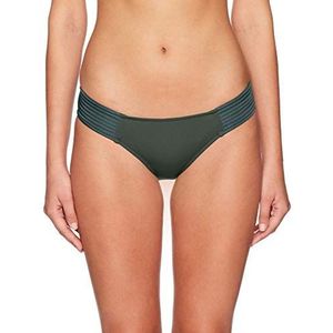 Seafolly Gewatteerde hipster bikinibroek voor dames, groen (Forest Forest)., 42 NL