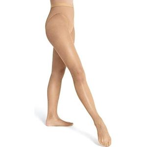 Capezio Professionele visnet naadloze strakke panty voor dames, Karamel, S-M