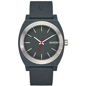Nixon Analoog kwarts horloge met siliconen armband A1361-5136-00, asfalt spekkel
