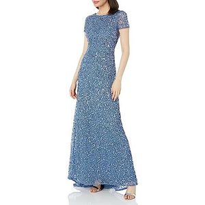 Adrianna Papell - Paillettenjurk - Korte Mouwen - Dames - Nile