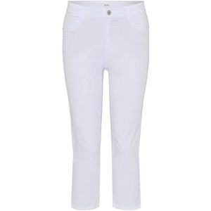 BRAX Dames Style Mary C ultralichte katoenen capribroek, wit, 32W / 32L