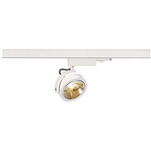 SLV 3-fasensysteemspot KALU TRACK/spot, ledspot, plafondspot, plafondarmatuur, railsysteem, binnenverlichting/G53 50 W wit