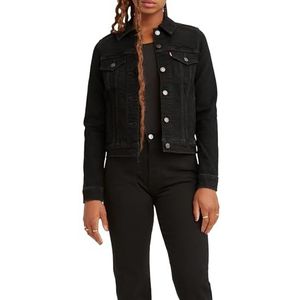 Levi's Original Trucker Denim jasje Vrouwen, Black Lilly, XXS