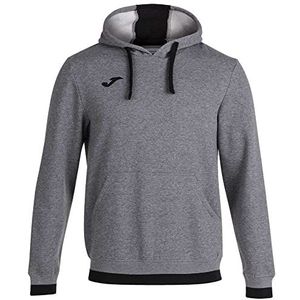 Joma XL hoodie Confort II, unisex volwassenen, gemêleerd-zwart