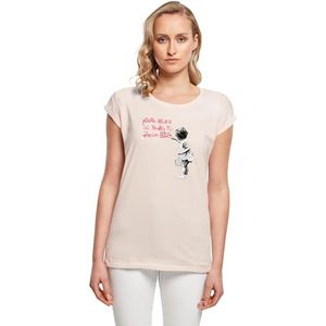 Mister Tee T-shirt voor heren, roze, L