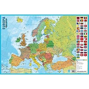 Grupo Erik Editores didactische folie, Portugees, kaart da Europa