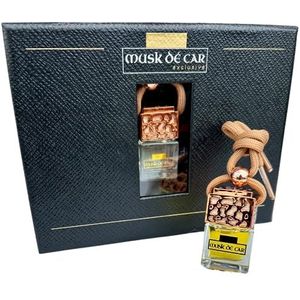 Musk dÃ© Car Exclusive - Autoparfum hanger brons - MONTELE ARABIANS TONKA - DUBAI - Auto Geurverfrisser Parfum voor Dames en Heren