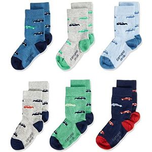 Camano Unisex Kinderen Online Baby Ca-Soft Organic Cotton 6 Pack sokken, Blauw, 23/26, blauw, 23 EU