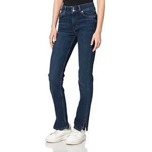 s.Oliver Damesbroek lang Karolin Straight, Dark Blue Stretched Denim, 32W x 32L