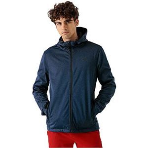 4F H4Z22-SFM350 softshelljas, donkerblauw melange, XXL voor heren, Dark Blue Melange, XXL