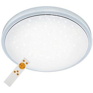 Briloner Leuchten LED plafondlamp, dimbaar, kleurtoon instelbaar: warm wit-koud, plafondlamp incl. nachtlichtfunctie, timerfunctie, afstandsbediening, metaal, geïntegreerd, 18 W, D: 38,5 cm