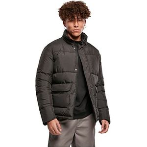 Urban Classics Heren Short Puffer Jacket Jacket, zwart, 4XL