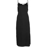 Vila Dames veellette singlet satijnen jurk/Su-Noos jurk, zwart, 34