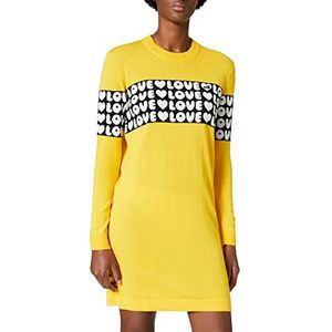 Love Moschino Damesjurk met lange mouwen, wolmix