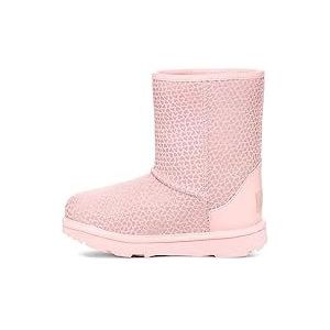 UGG Classic Mini Side Logo voor dames, klassieke laarzen, zwart, 43 EU, Schwarz, 43 EU