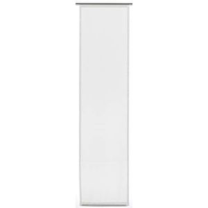 GARDINIA Basispaneelgordijn (1 paneel), verschuifbaar, ondoorzichtig, wasbare stof, wit, 60 x 245 cm (LxH)