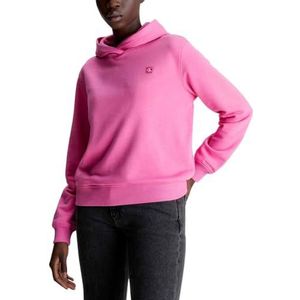 Calvin Klein Jeans Ck Embro Badge Regular Hoodie voor dames, Roze Amour, XXS
