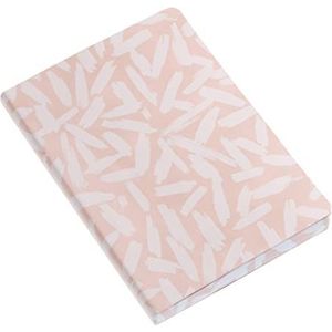 Miquelrius - Notitieboek A5 - gestippeld - 80 vellen - plakken - flexibel deksel - zwart of wit - roze