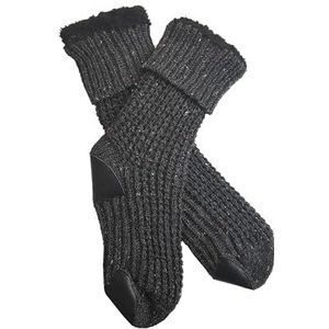 BICKLEY + MITCHELL Wool Blend Waffle Fleck Slipper Sok voor heren, Antra Melee, Eén maat