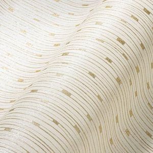 Modern gestreept behang crème goud A.S. Création THE BOS 388223 vliesbehang behang strepen 10,05 m x 0,53 m Made in Germany