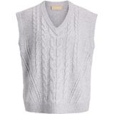 JACK & JONES Dames Jxjosie Vest Knit, gemengd grijs, M