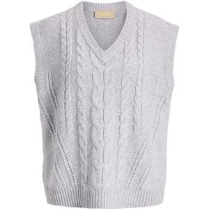 JACK & JONES Dames Jxjosie Vest Knit, gemengd grijs, M