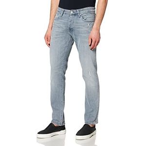 Mavi Heren Yves Jeans, Mid Brushed Ultra Move, 38W x 36L