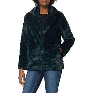 SPARKZ COPENHAGEN Anella Damesjas van imitatiebont, evergreen, M
