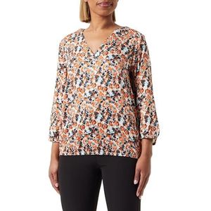 TOM TAILOR Damesblouse, 32369 - Small Grey Tie Dye Floral, 38