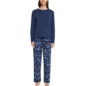 ESPRIT Bodywear Dames Seasonal Print MO NW Pyjama Pyjamaset, Ink 2, 38