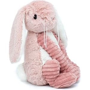 Les Déglingos - Toudou het roze konijn - Les PTIPOTOS - Zachte knuffel voor baby - Baby pluche dier - geboortecadeau 74002