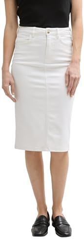 Rok - Kokerrok - Effen - Katoen - Knielengte - Normale Pasvorm