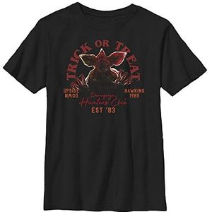 Stranger Things Unisex Kids Trick Or Treat Hunters T-shirt met korte mouwen, zwart, L, zwart, One size