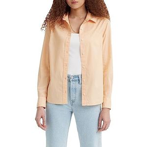 Levi's dames New Classic Fit Bw Shirt, Almond Cream, XXS