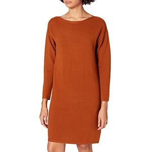 TOM TAILOR Dames Midi-gebreide jurk 1029012, 28318 - Gingerbread Brown, 38