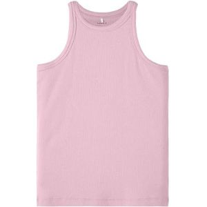 NAME IT Nkfkab Sl Slim Top Noos geribbelde tanktop voor meisjes, roze, 158-164