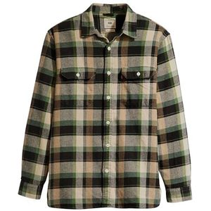 Levi's Jackson Worker Overhemd voor heren, medina plaid meteori, XS