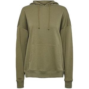 PIECES PCCHILLI LS oversized hoodie NOOS BC capuchontrui, Deep Lichen Green, S