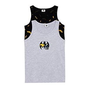 DeFacto Mouwloze body voor jongens bovenwijdte voor jongens (grijs gemêleerd), 13/14 Jaar, gemengd grijs