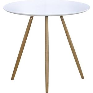 POSTQUAM Italian Design Eiffeltafel, klein, wit, diameter 80 cm, hoogte 72 cm, standaard