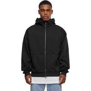 Urban Classics Capuchontrui met capuchon voor heren met hoge hals, zwart, L