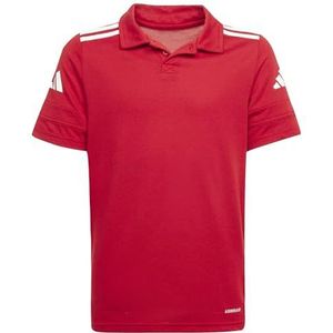 adidas Uniseks-Kind SQUADRA25 COTTON POLO KIDS, team power red/white, 11-12 Years