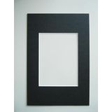 walther design passe-partouts zwart voor lijstmaat: 50 x 70 cm, beeldformaat: 40 x 60 cm Passepartouts PA071B