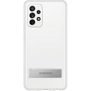 Samsung Clear Standing Cover Smartphone Cover EF-JA725 voor Galaxy A72 mobiele telefoon hoesje, uitklapbare standaard, beschermcase, schokbestendig, transparant