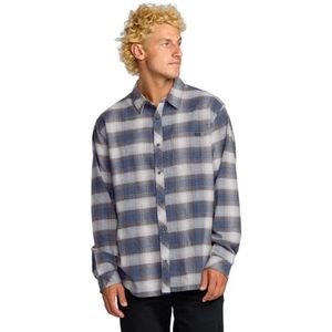 Billabong - Overhemd - Blauw - Lange Mouwen - 100% Katoen